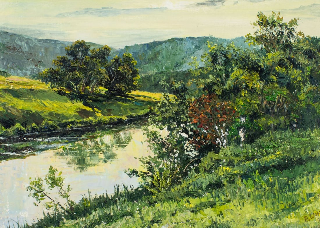 Viktor Ilyushkin (Russia,b 1946) oil painting - 5