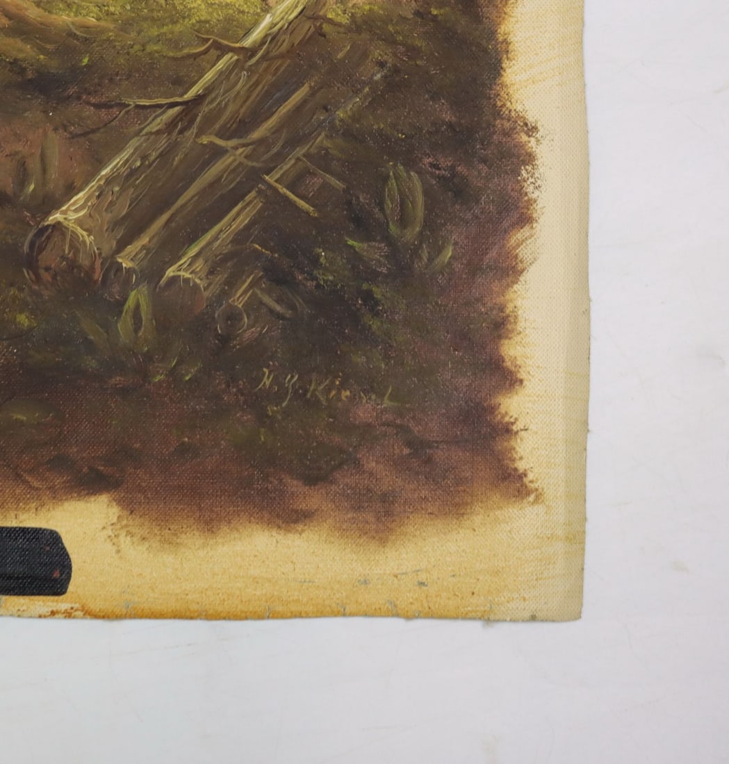 H G Kiesel (German,20C) oil painting - 10