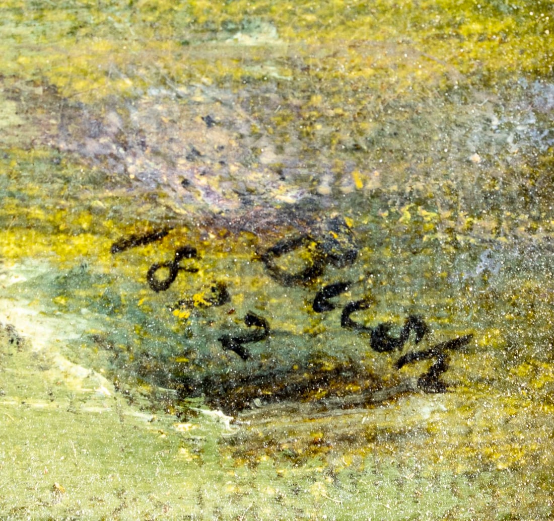 Bush (Europe,19C) oil painting antique - 4