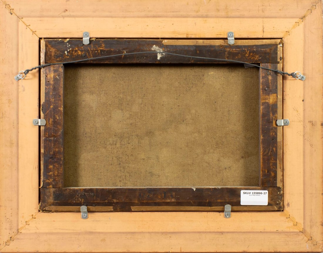 Bush (Europe,19C) oil painting antique - 9