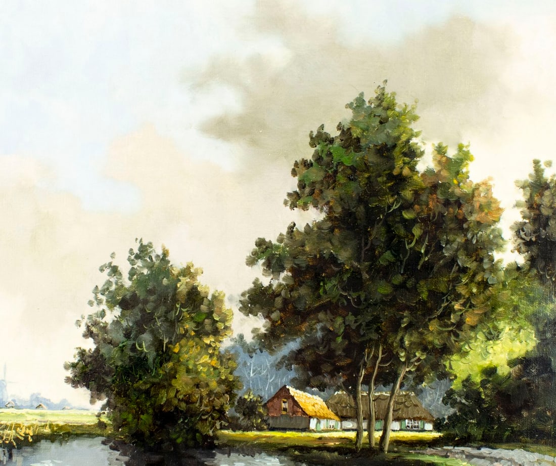 Bernard H Slotman (German,1928-?) oil painting - 5