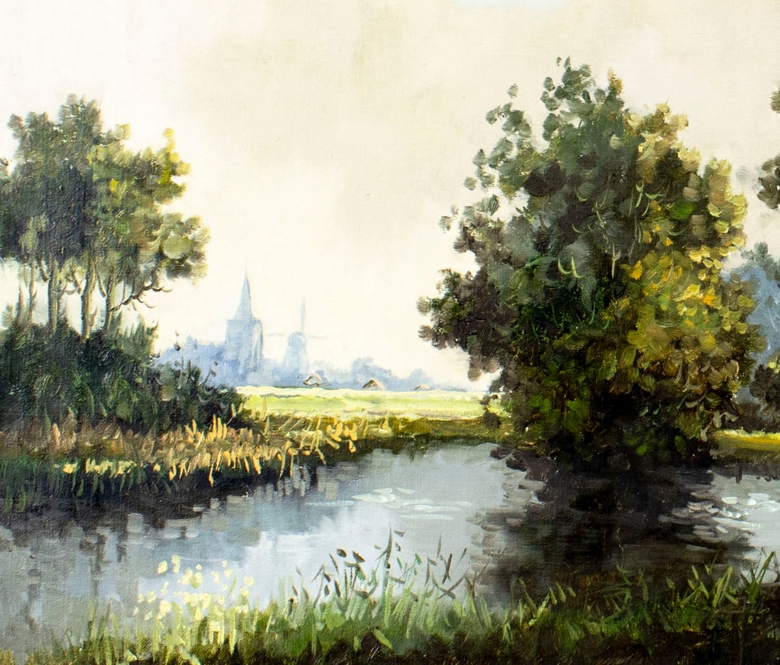 Bernard H Slotman (German,1928-?) oil painting - 6