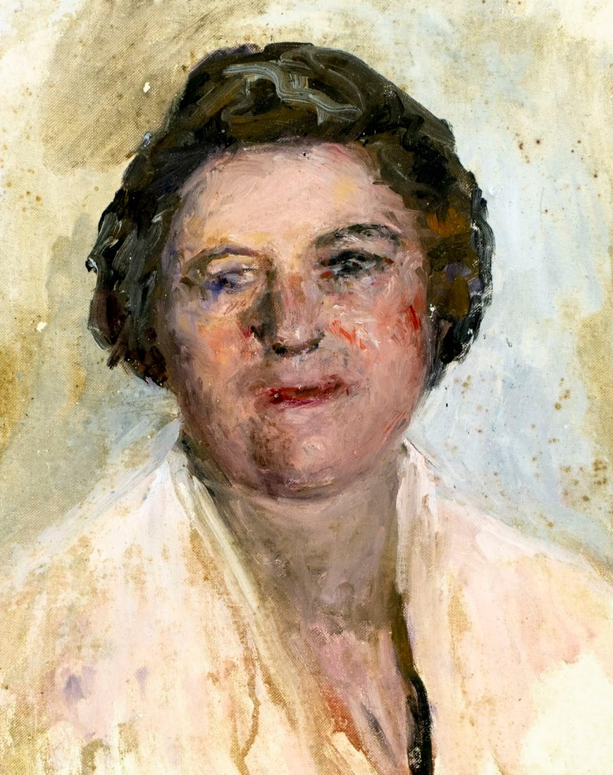 Helen DuMond (NY,CA,OR,1872-1968) oil painting - 4