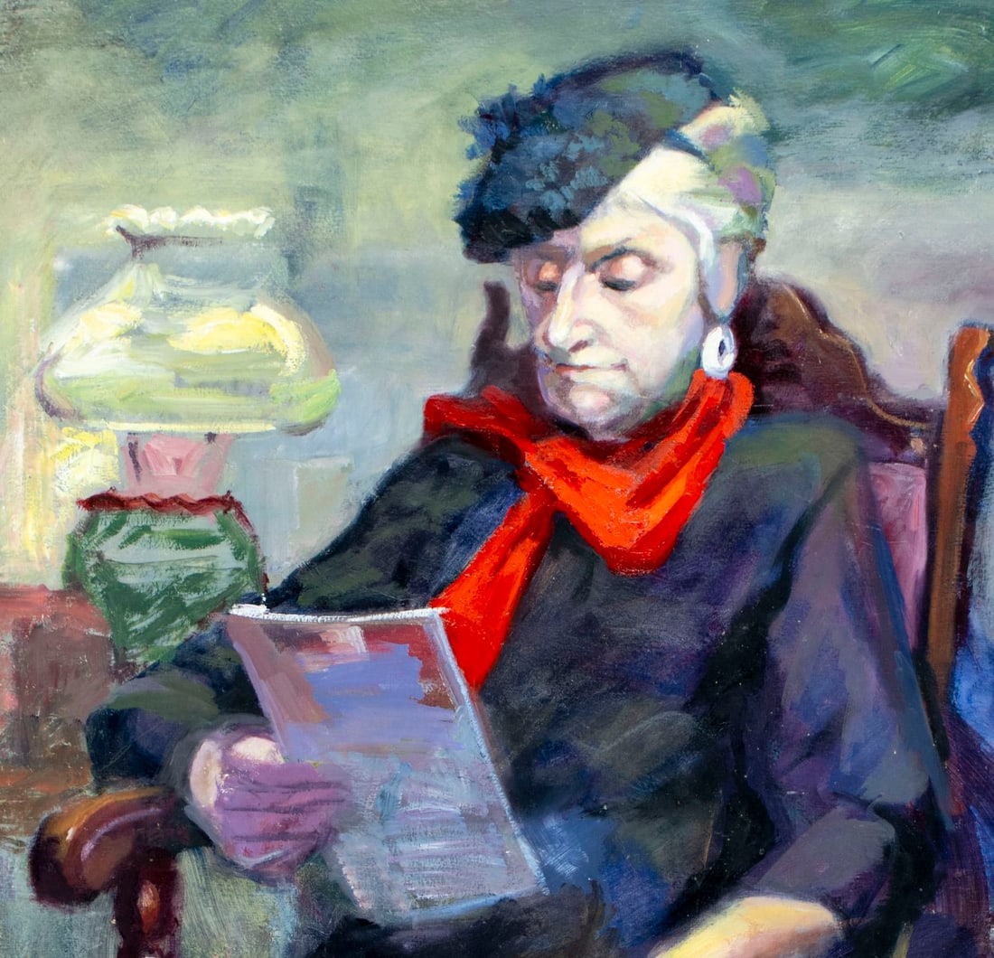 John Reilly (NY,NJ,1942-2021) oil painting - 6