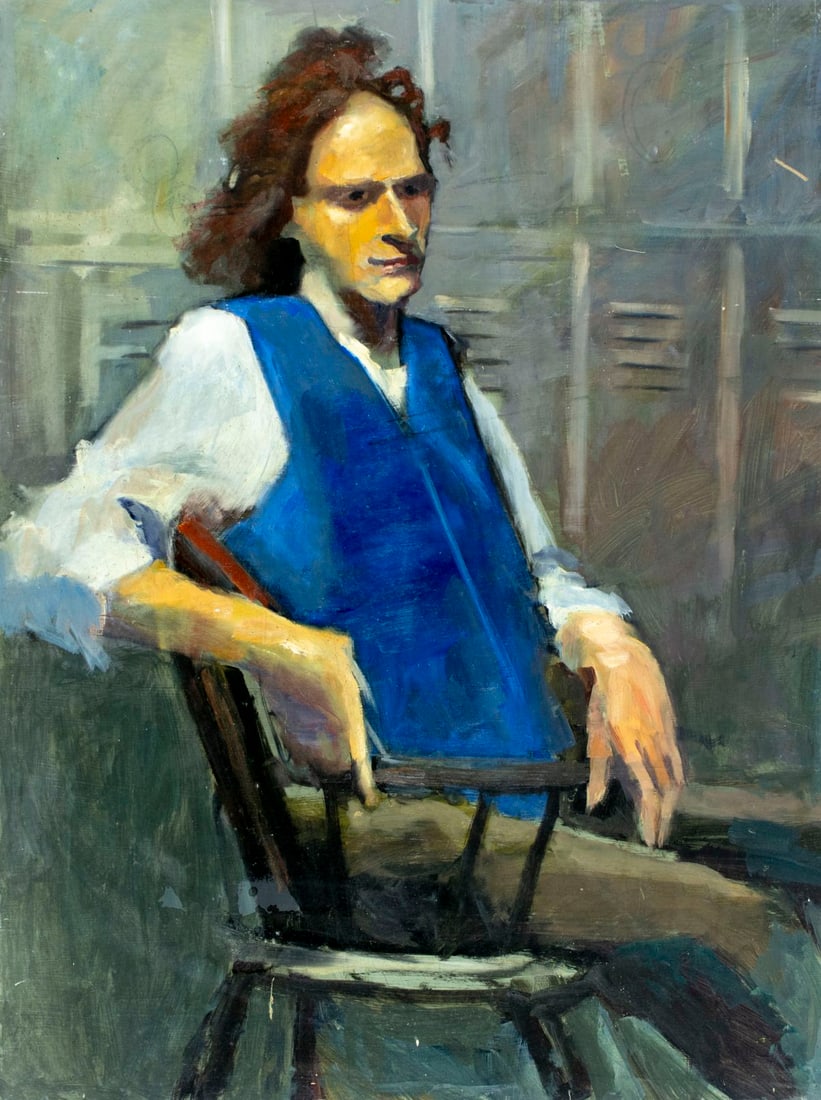 John Reilly (NY,NJ,1942-2021) oil painting - 3