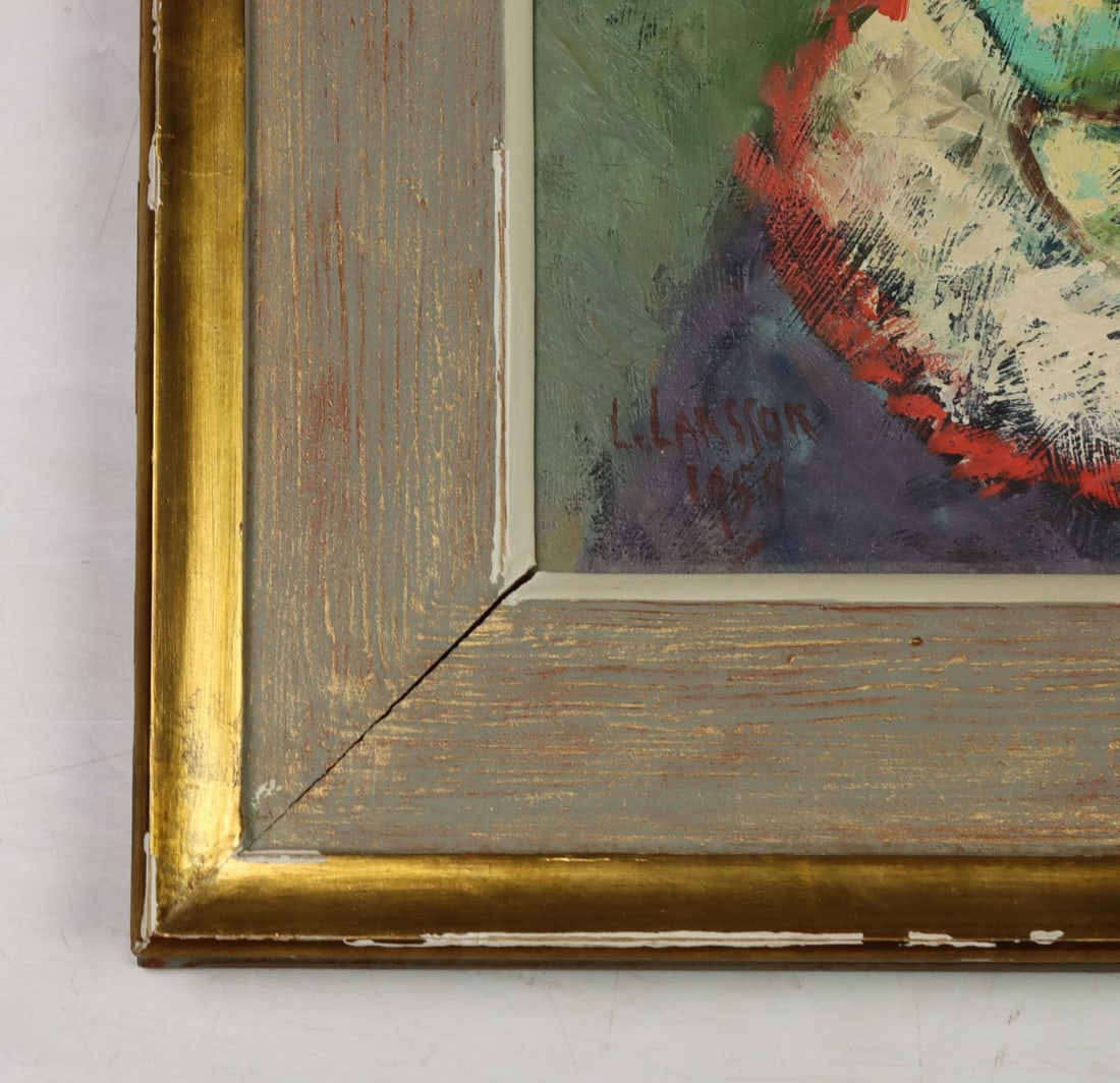 Leslie Larsson (TX,1913-1970) oil painting - 10