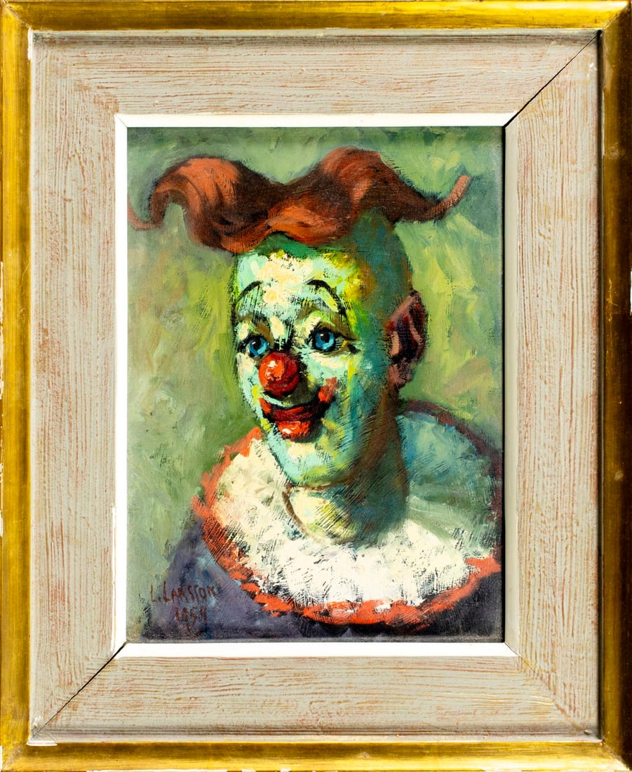 Leslie Larsson (TX,1913-1970) oil painting - 3