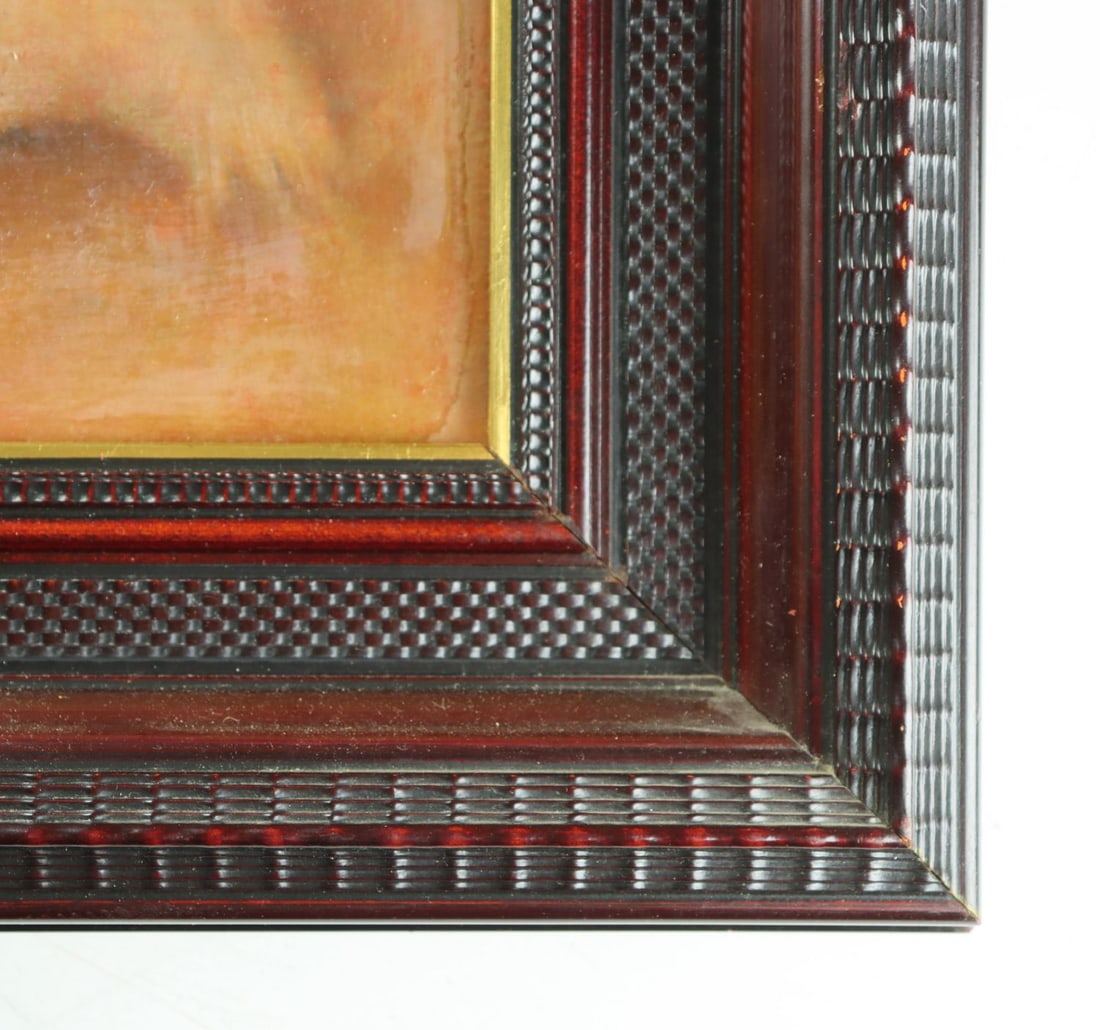 Vintage 20C oil painting - 10