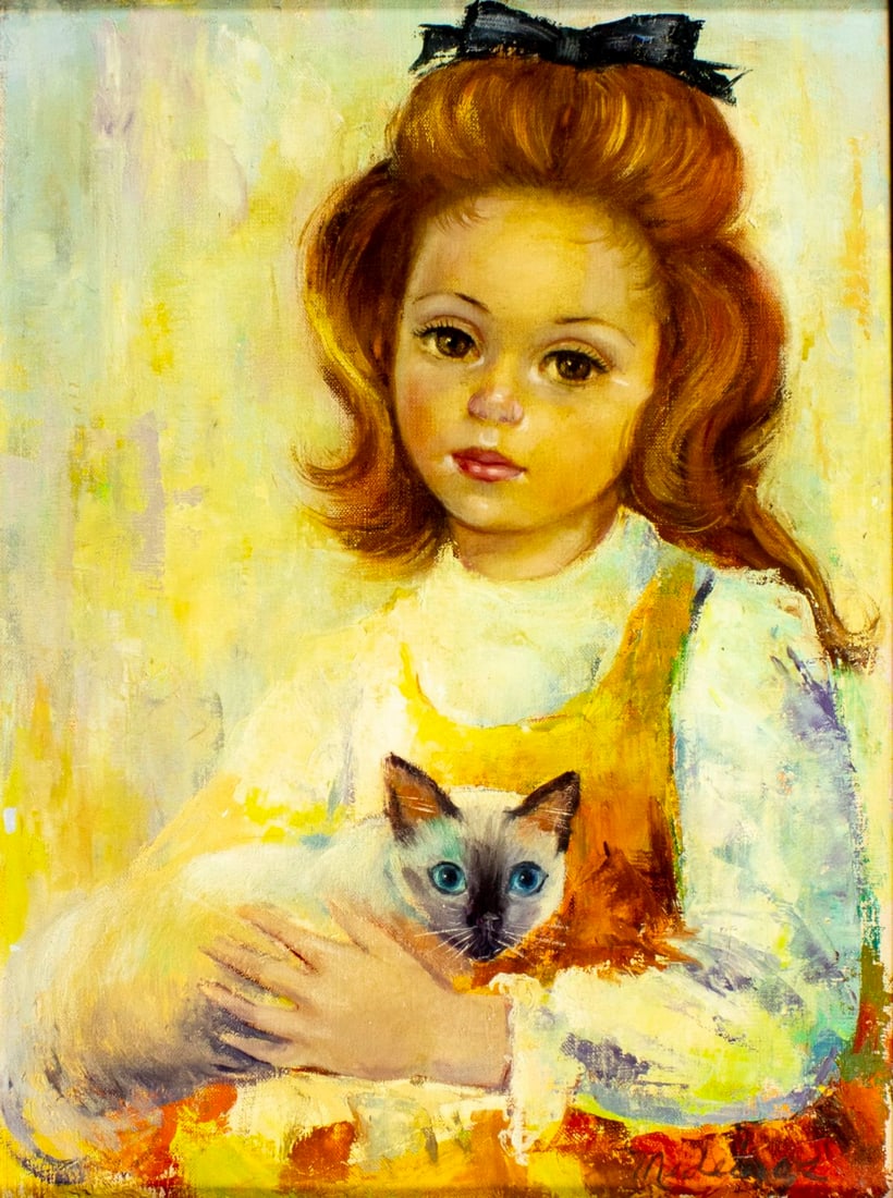 Myrle Medeiros (CA,1912-1981) oil painting (1 of 12)