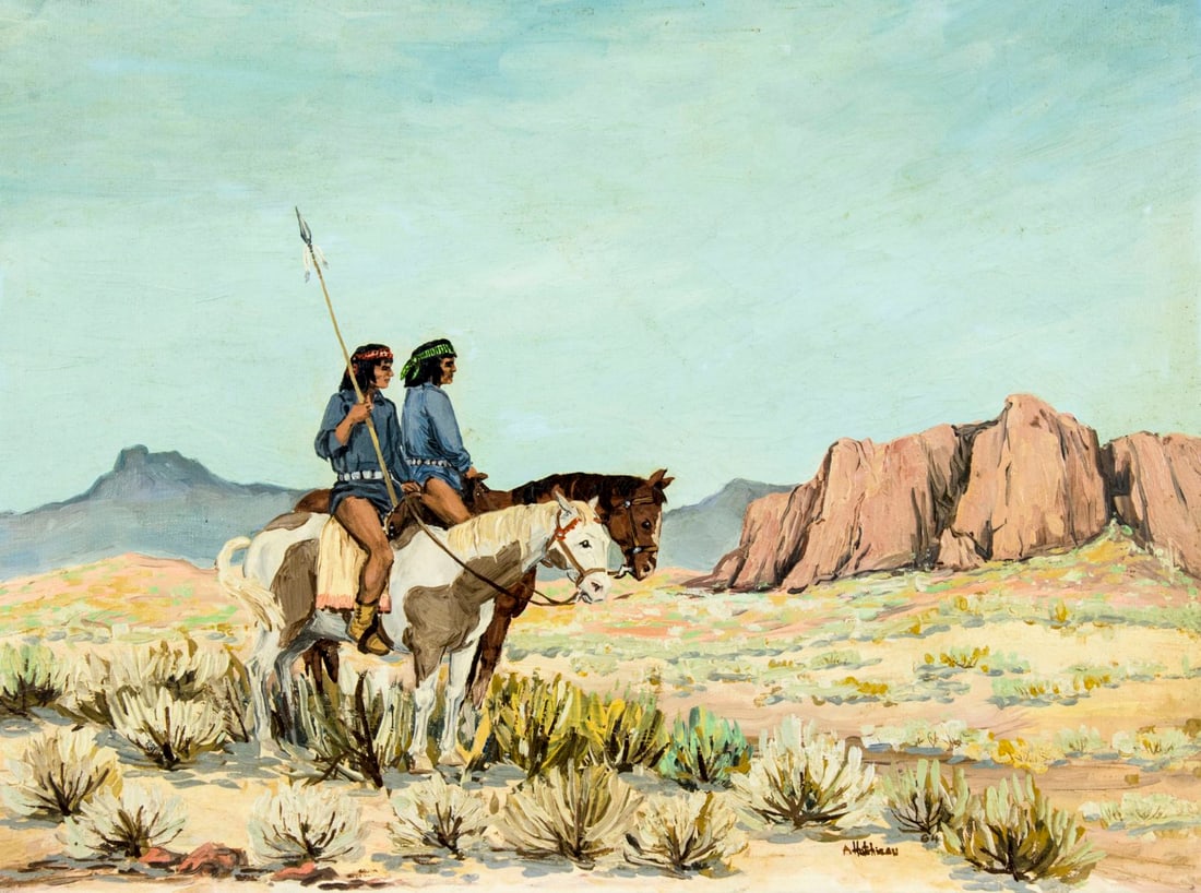 A Hutchison (US,20C) oil painting - 4