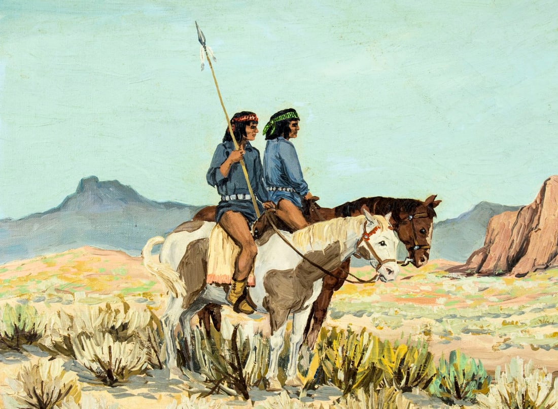 A Hutchison (US,20C) oil painting - 5
