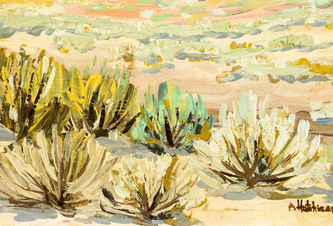 A Hutchison (US,20C) oil painting - 8