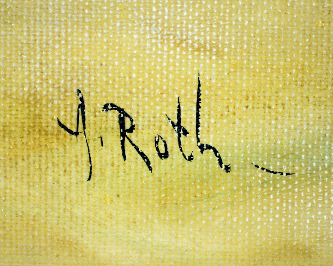 A Roth (US,20C) oil painting - 4