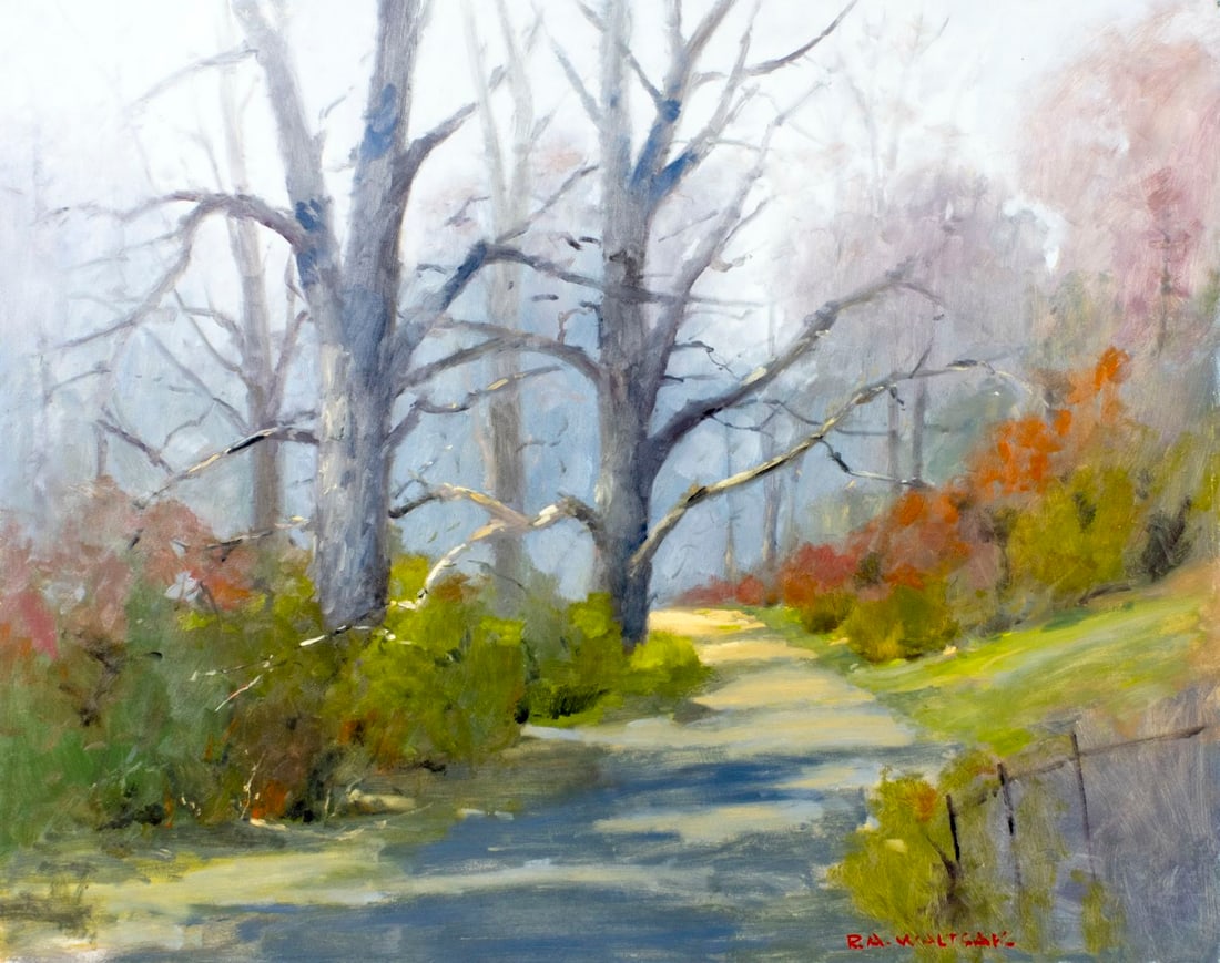 Robert Waltsak (NJ,b 1944) oil painting (1 of 12)