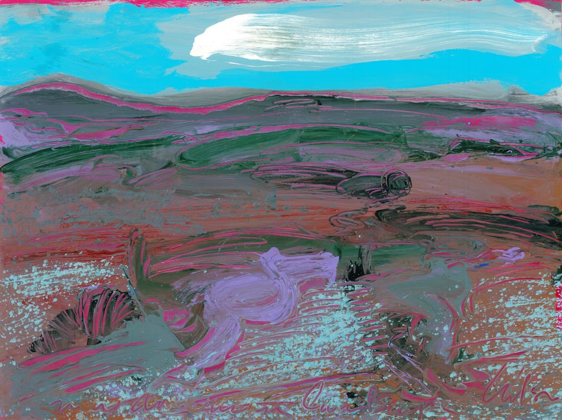 Harry Hilson (US,1935-2004) acrylic painting (1 of 10)