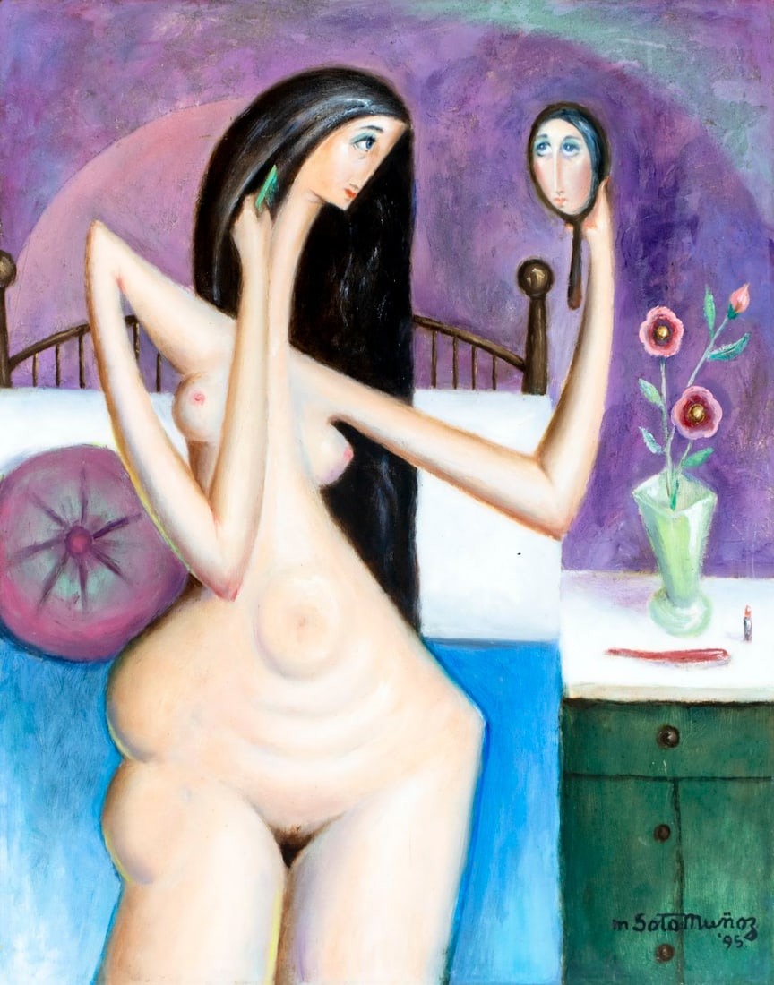 Manuel Soto Munoz (Puerto Rico,1913-2000) oil painting (1 of 12)