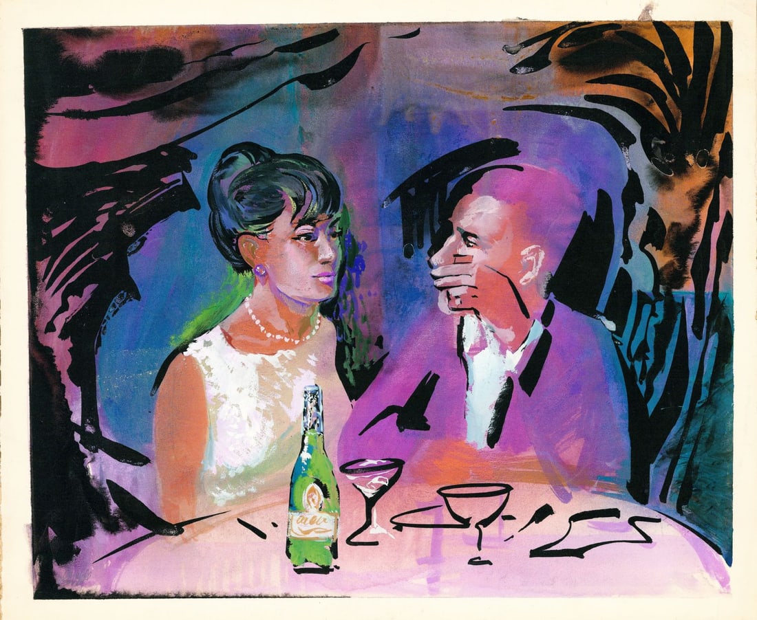 George Seton Coggeshall (IL,1914-1994) gouache painting - 3