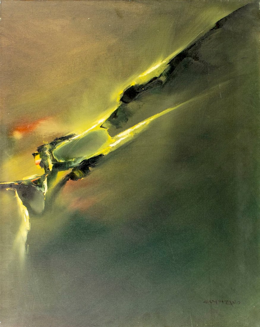 Jose Campuzano (NY,IL,Spain,1918-1979) oil painting (1 of 12)