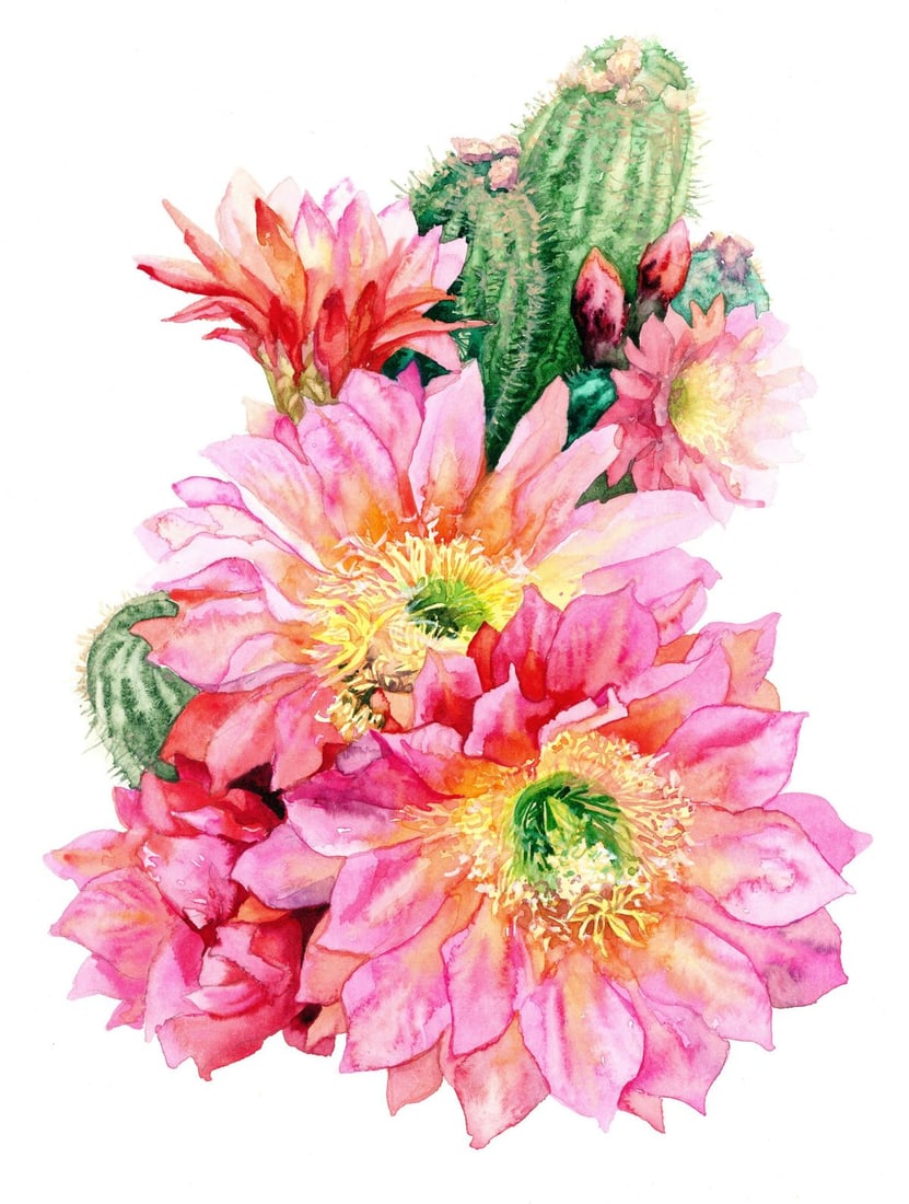Galina Simchich (Ukraine,20/21C) watercolor painting (1 of 13)