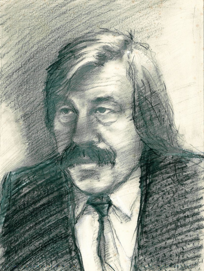 Scott Reynolds (US,20C) graphite painting (1 of 13)
