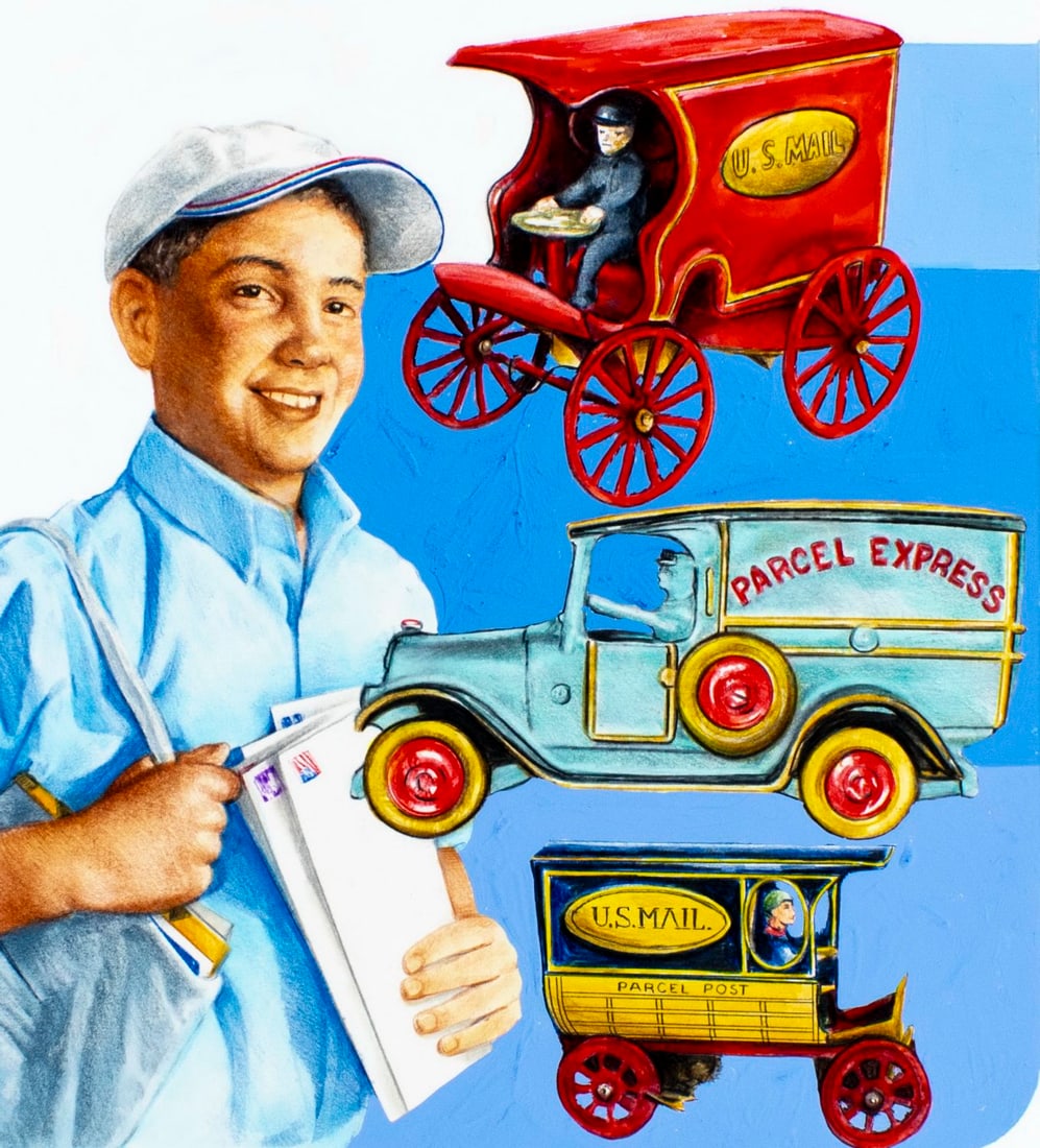 Chris Calle (US,b 1961) mixed media painting (1 of 13)