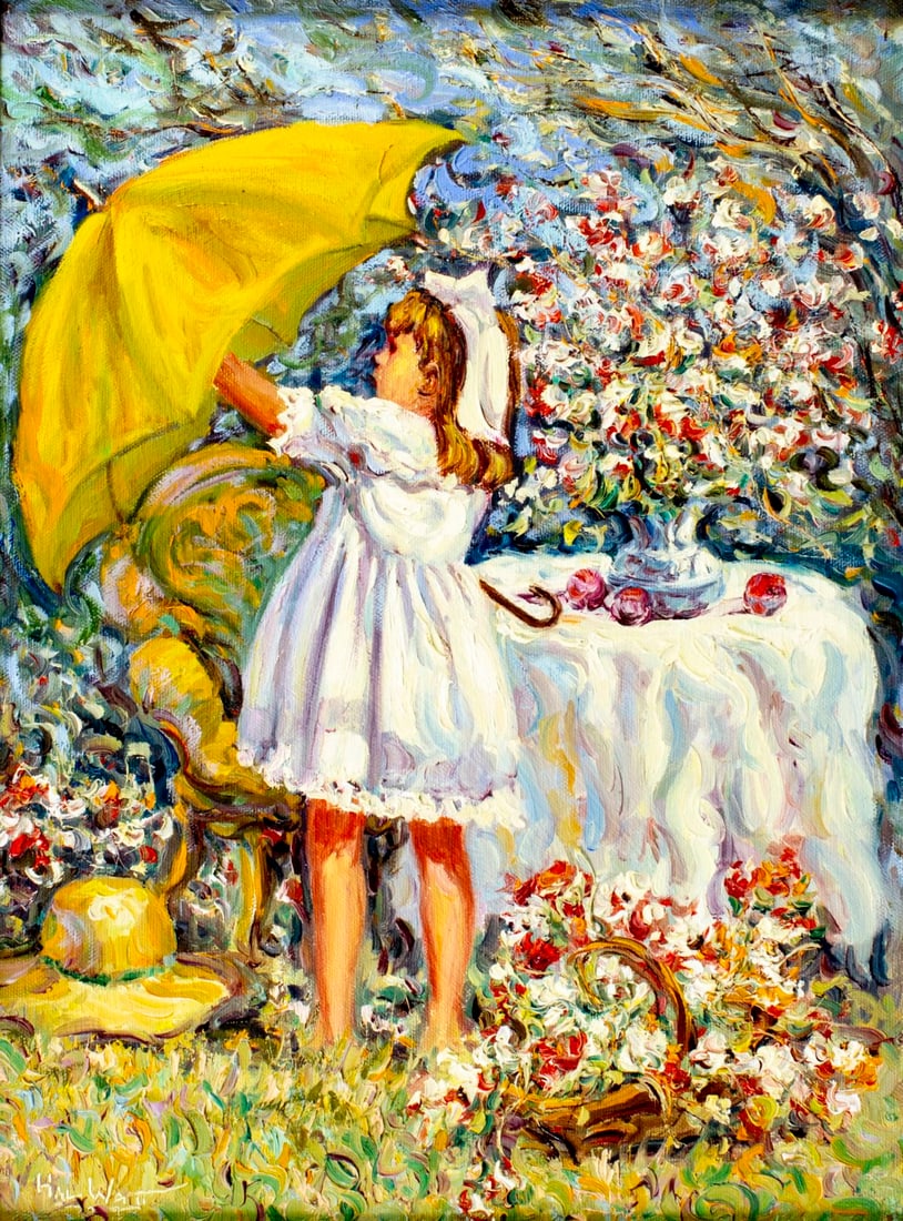 Harold Hal Watt (CA,1925-?) oil painting (1 of 13)