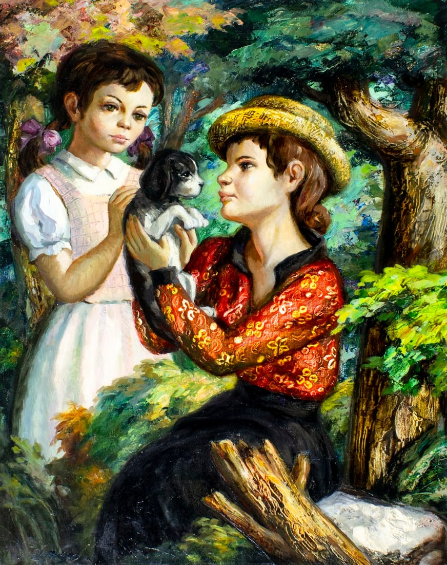 Jose Buigas (Spain,1927-?) oil painting (1 of 13)