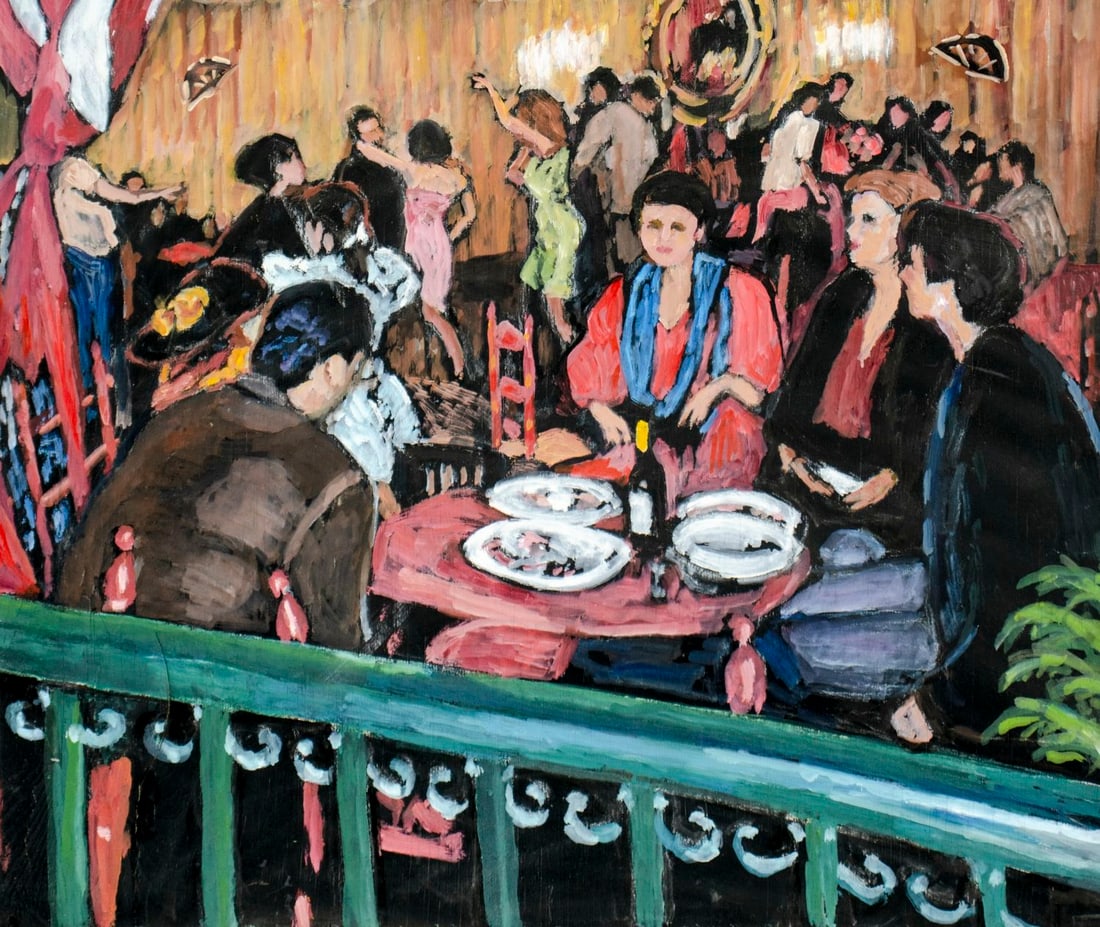Evelyn Metzger (NY,Brazil,1911-2007) oil painting - 6