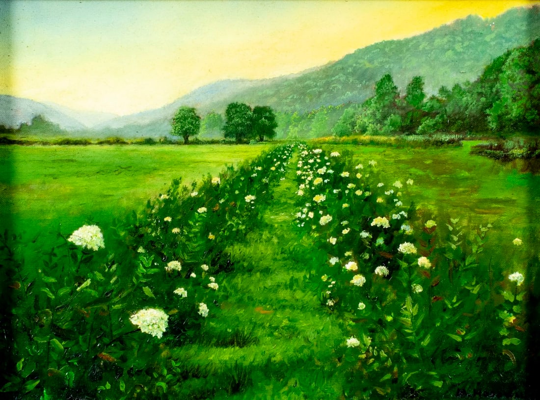 Michael D Hodowal (FL,b 1959) oil painting (1 of 12)