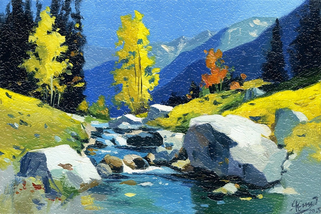 Anna Kozachuk (Ukraine,b 2002) oil painting (1 of 11)