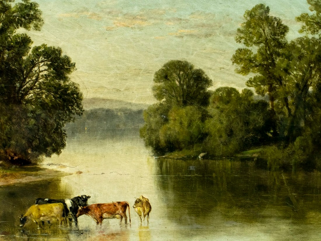 Junius Stearns (VA,VT,1810-1885) oil painting - 5