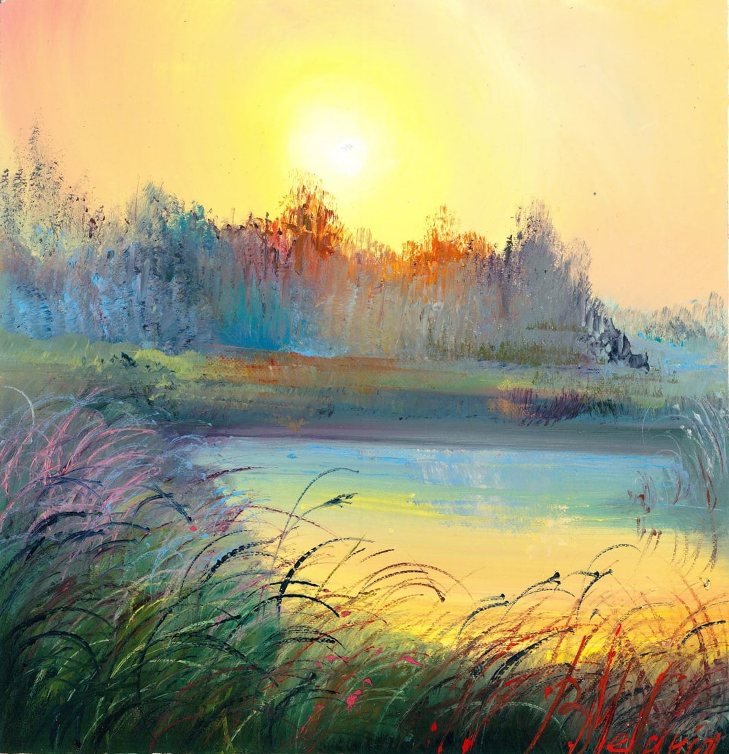 Melania Balanyuk (Ukraine,20/21C) oil painting (1 of 10)