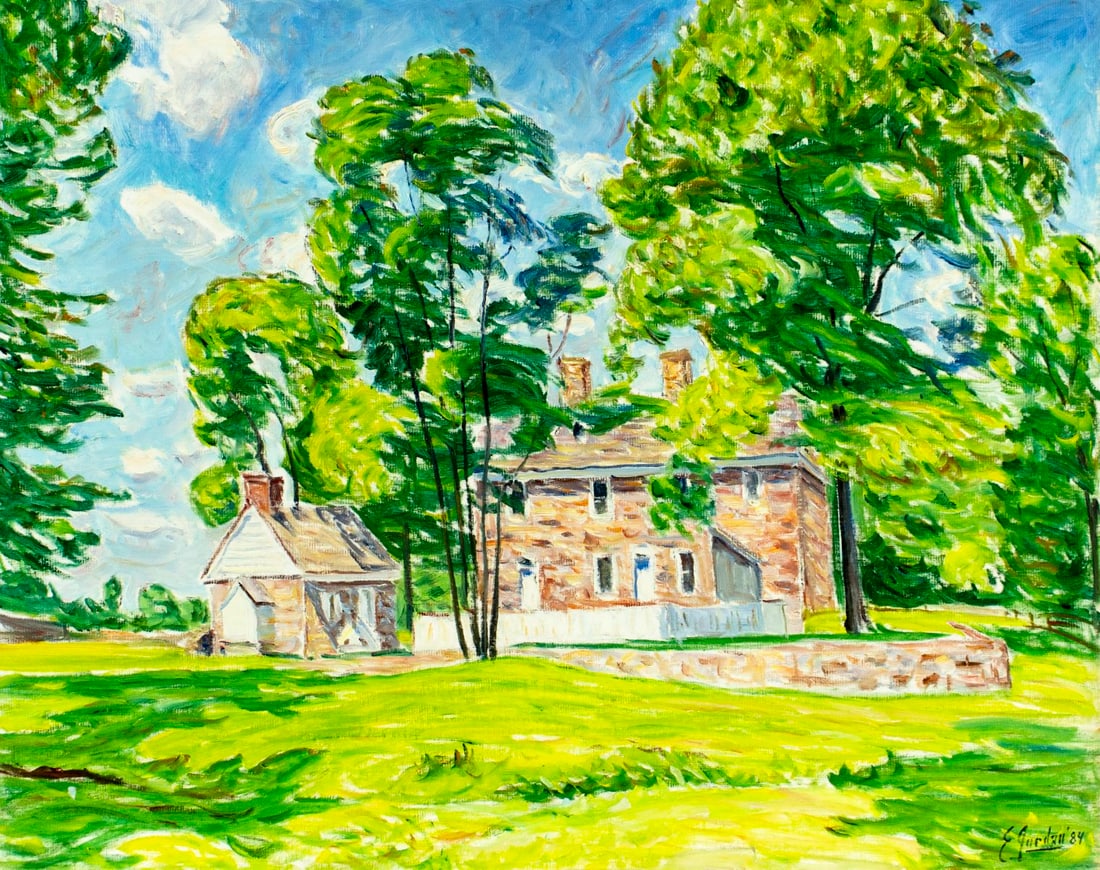 Edmund F Jordan Jr (PA,?-2017) oil painting (1 of 13)