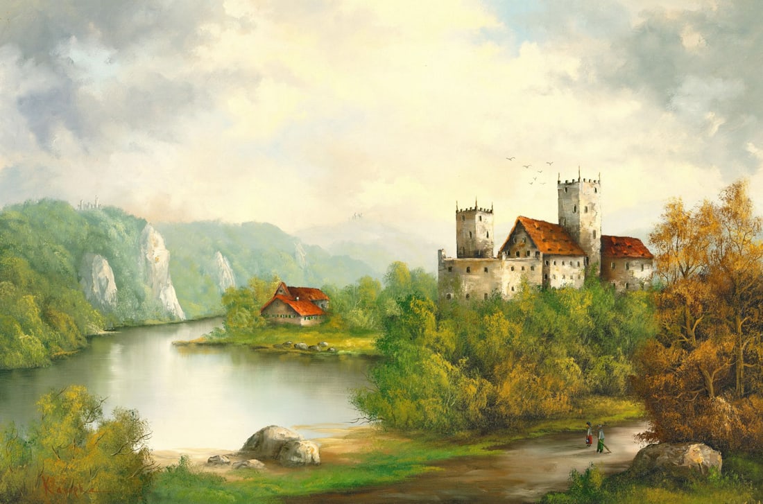 C Karopka (Europe,20C) oil painting (1 of 11)
