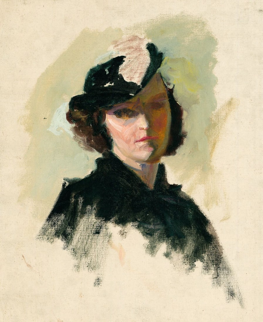Helen DuMond (NY,CA,OR,1872-1968) oil painting (1 of 12)