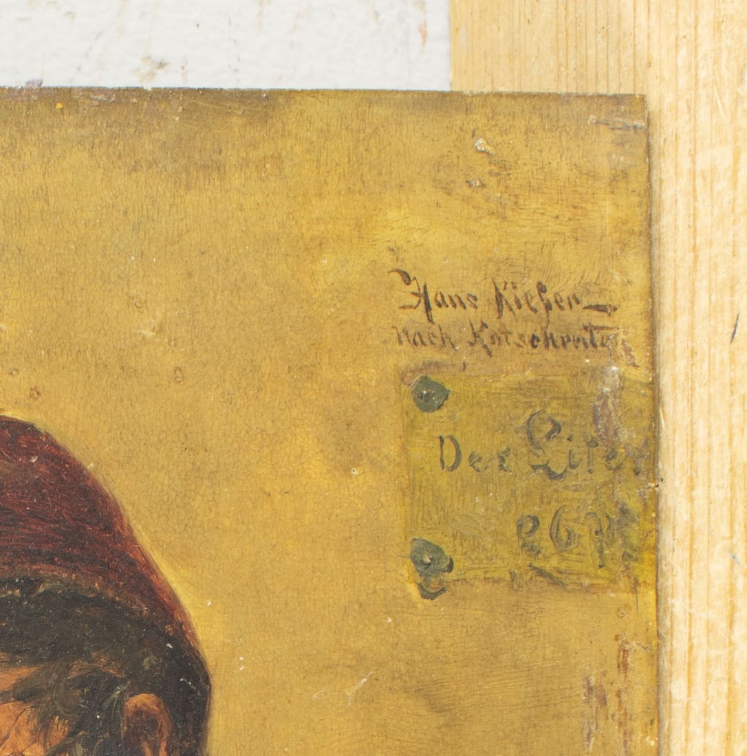 Hans Kiefer (German,early 20C) oil painting antique - 10