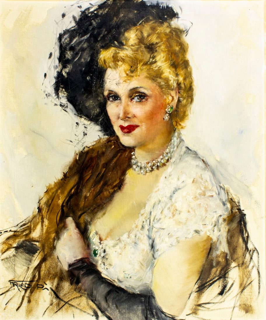 Pal Fried (NY,CA,Hungary,1893-1976) oil painting (1 of 13)