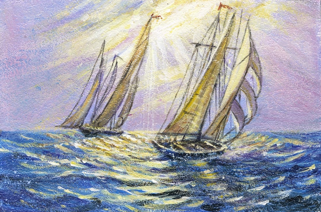 Vladimir Fenot (Ukraine,b 1970) oil painting (1 of 10)