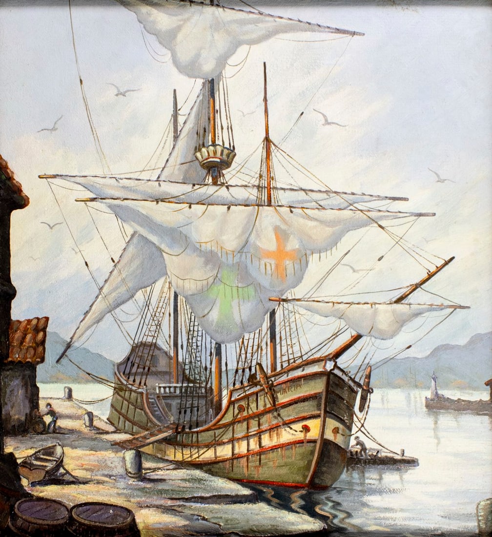 Arthur Andrew Small (MA,1885-1958) oil painting (1 of 12)