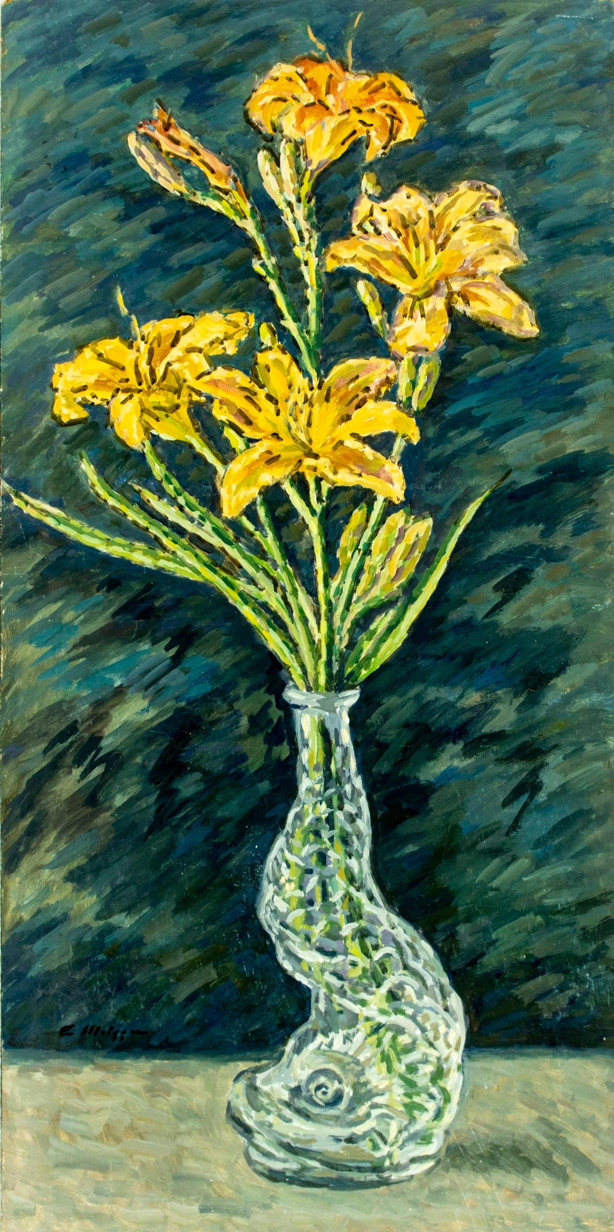 Evelyn Metzger (NY,Brazil,1911-2007) oil painting - 3