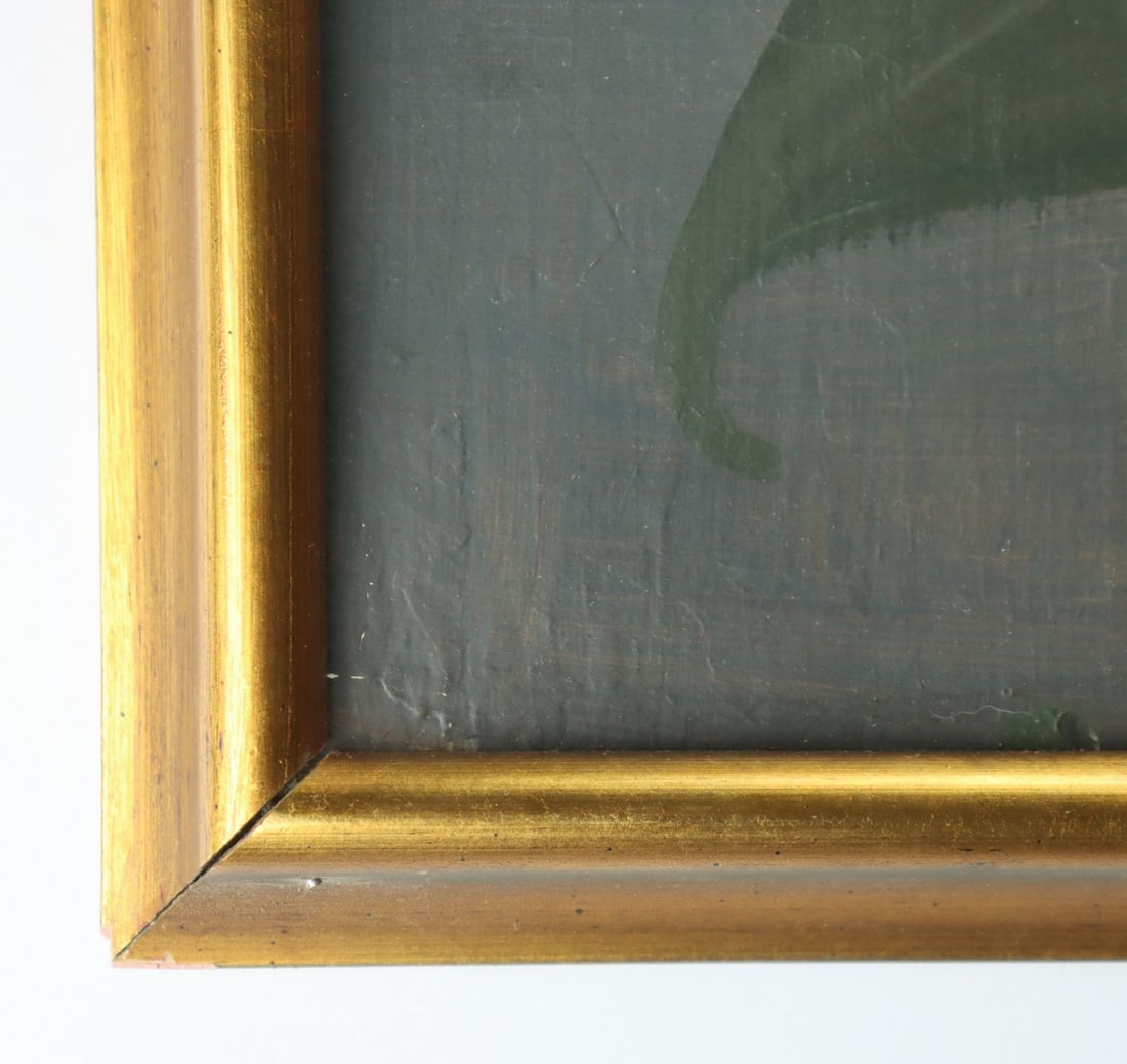 Antique 19C American oil painting - 9