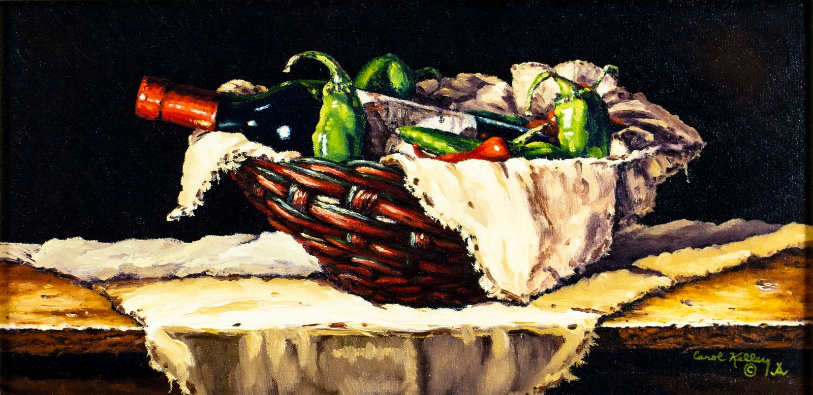 Carol Kelley (NM,FL,MI,20C) oil painting (1 of 14)