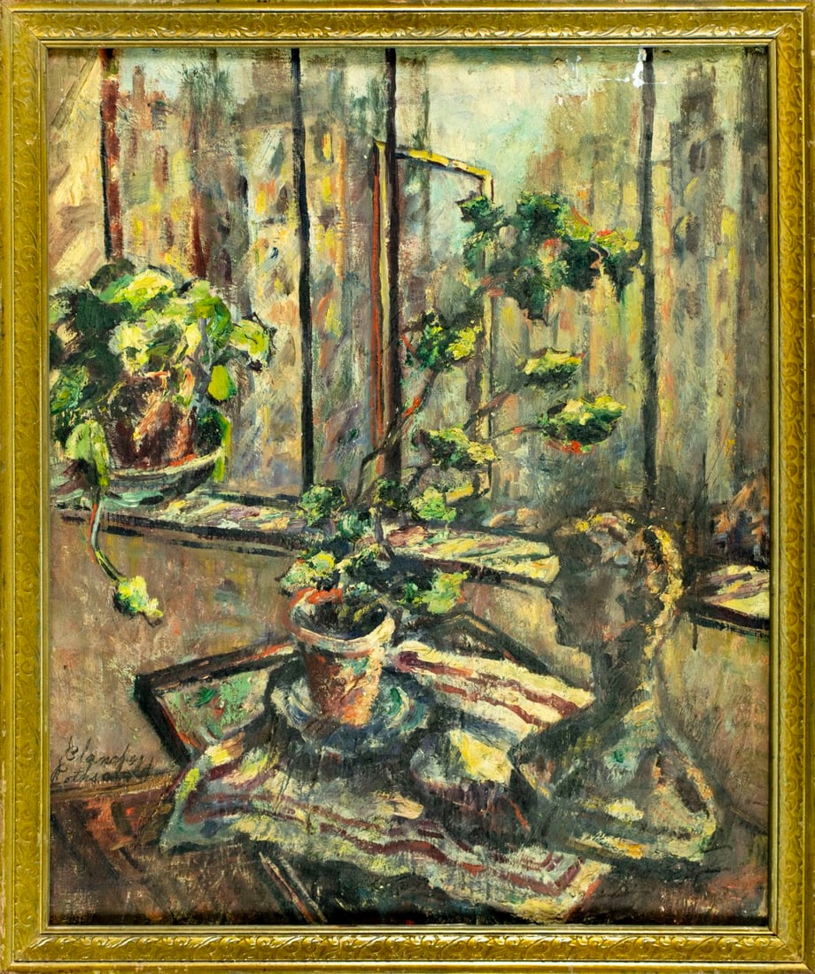 Blanche Rothschild (NY,1893-1988) oil painting - 3