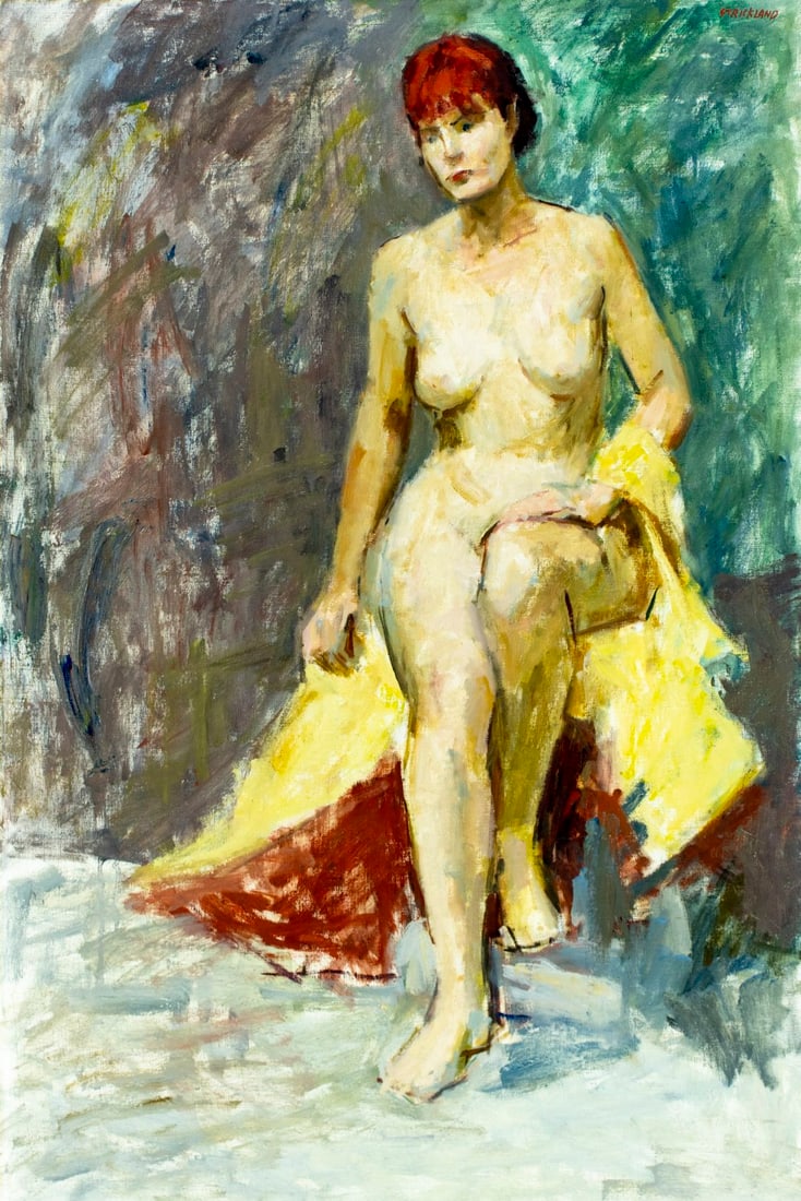 Thomas Strickland (FL,NJ,1932-1999) oil painting (1 of 12)