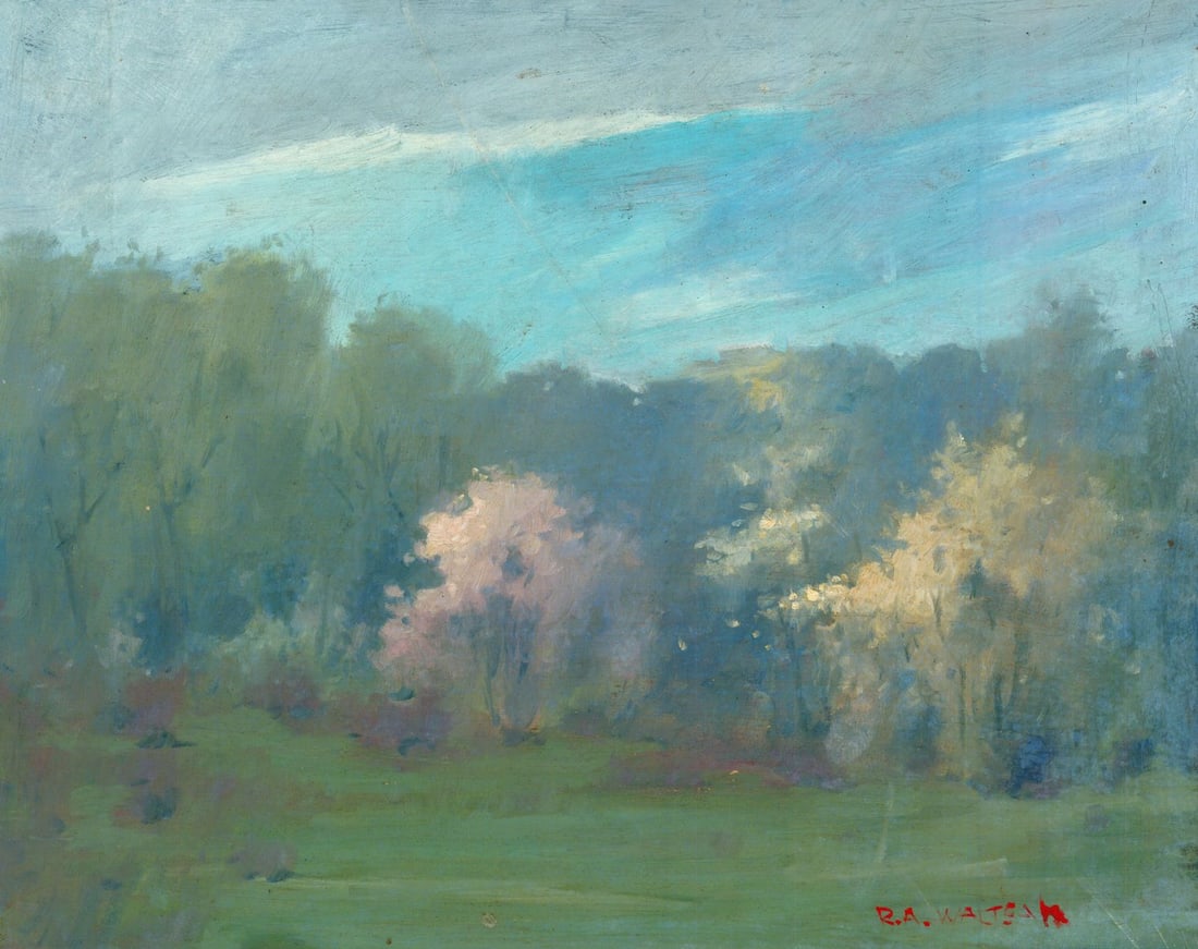 Robert Waltsak (NJ,b 1944) oil painting (1 of 12)