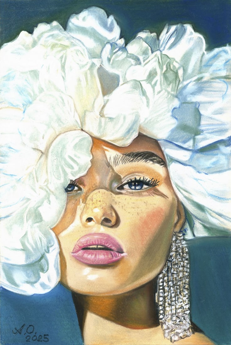 Oleksandr Achkasov (Ukraine,b 1965) pastel painting (1 of 12)