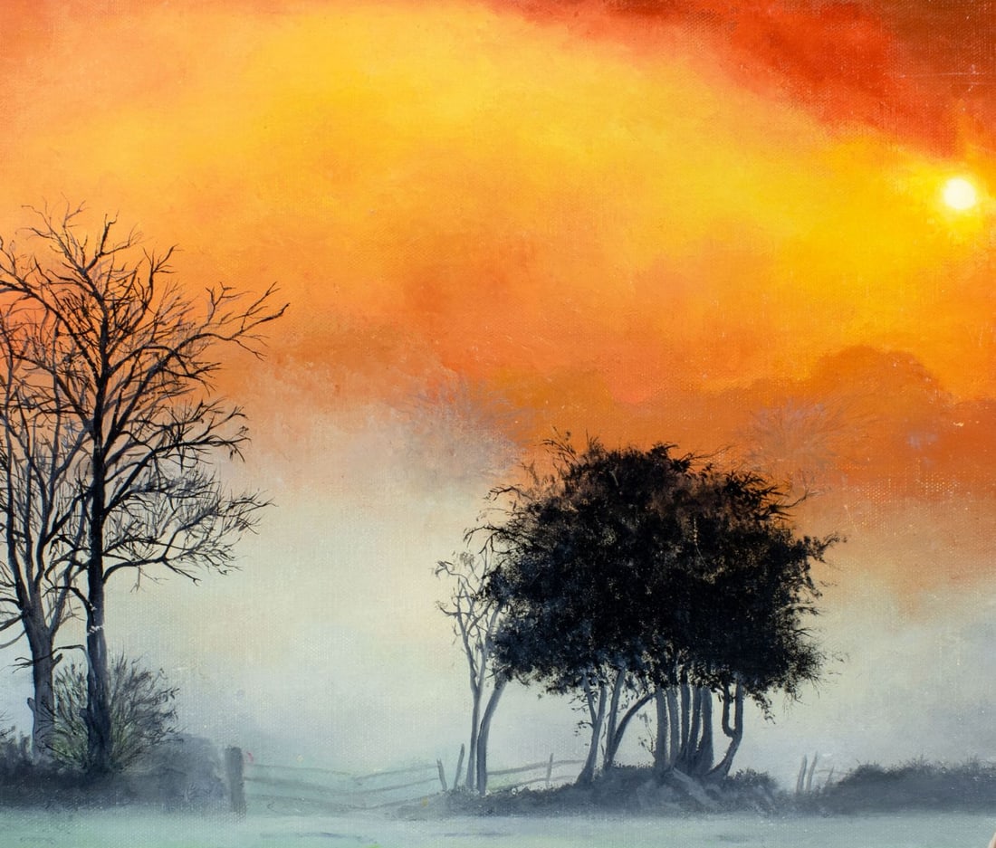 Grace L Curran (US,20C) oil painting - 7