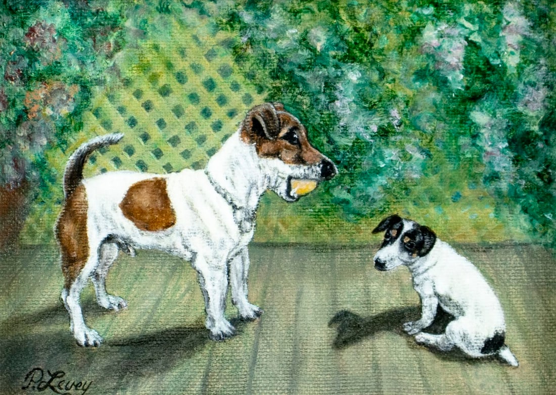 Patricia Levey (FL,20/21C) oil painting (1 of 13)