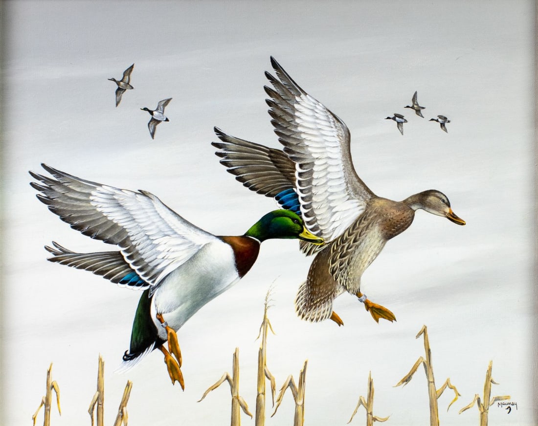 Lee Mauney (NC,20/21C) oil painting (1 of 12)