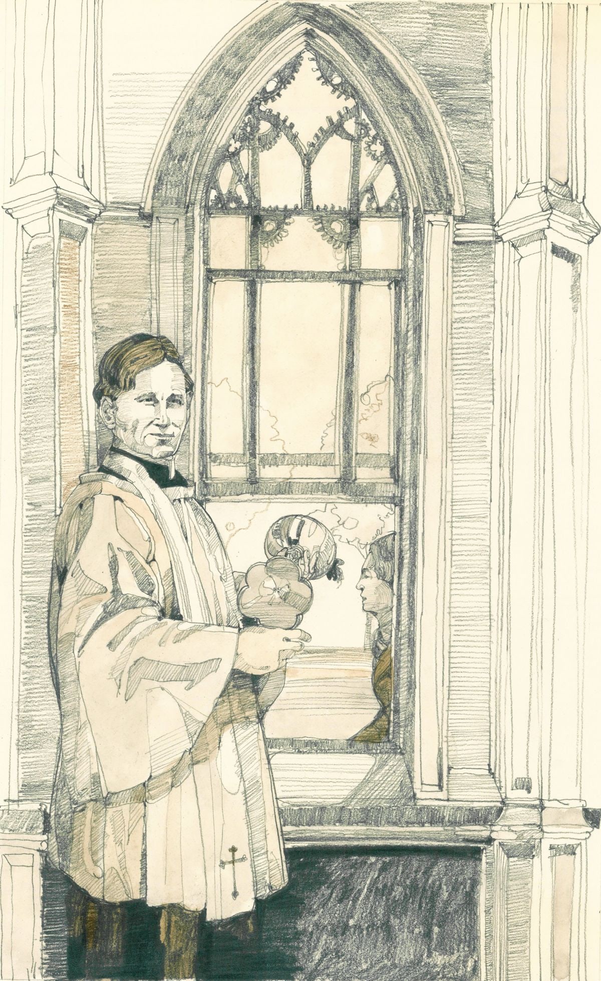 Jerry Pinkney (NY,PA,1939-2021) graphite painting (1 of 11)